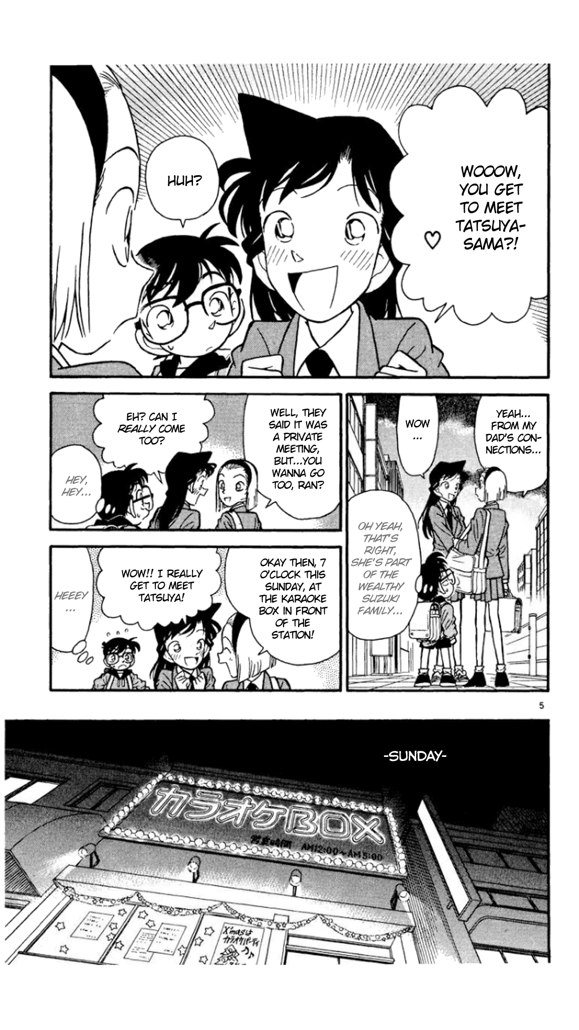 Detective Conan Chapter 45 page 6 - Chapter 45: The Karaoke Killer