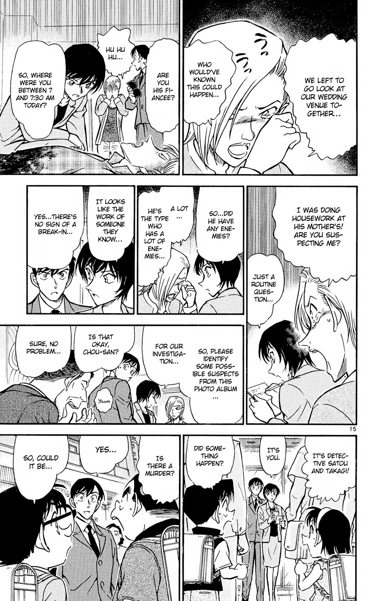 Detective Conan Chapter 450 page 16 - Chapter 450: From Heaven to Hell