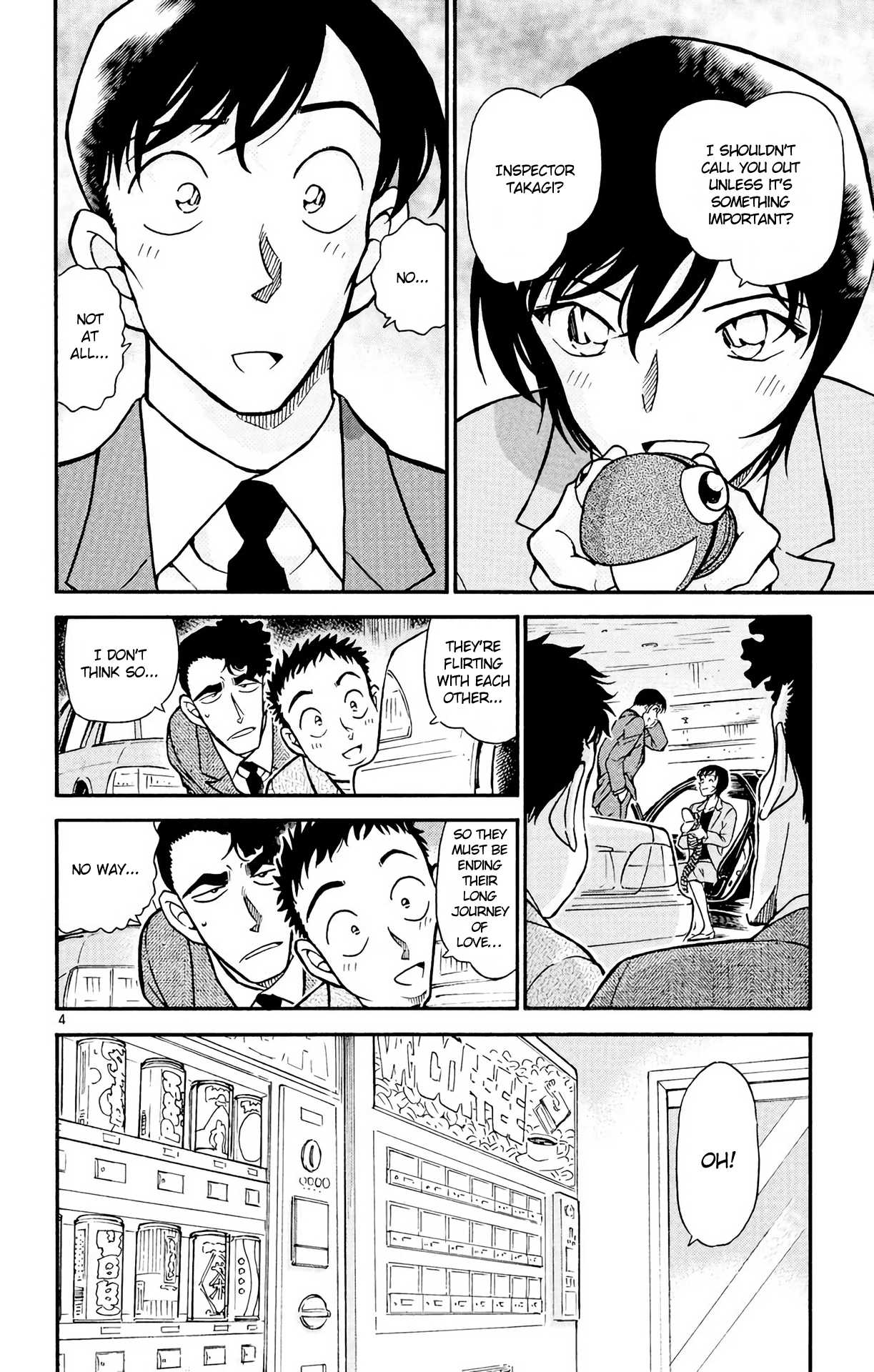 Detective Conan Chapter 450 page 5 - Chapter 450: From Heaven to Hell