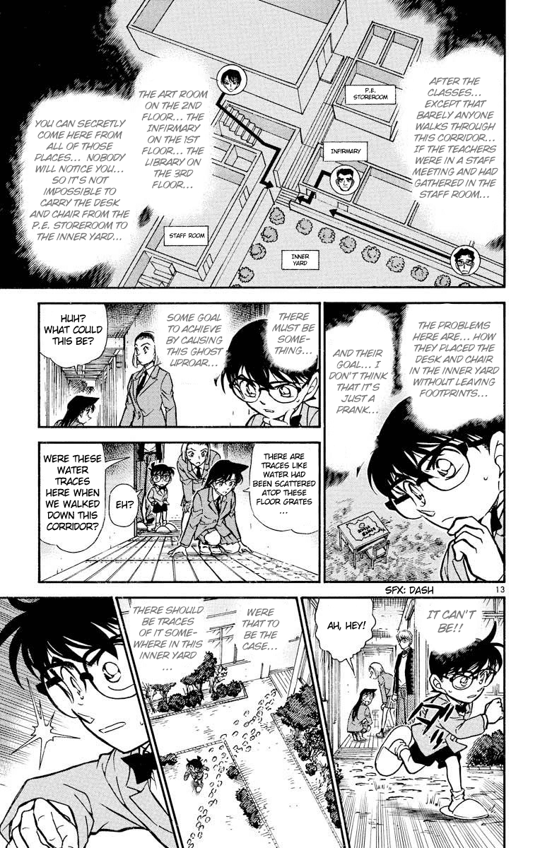 Detective Conan Chapter 458 page 14 - Chapter 458: Where Are the Footprints?!