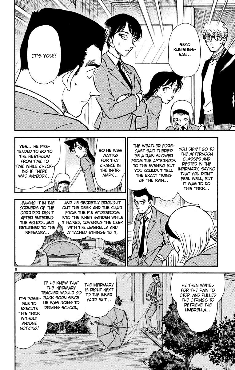 Detective Conan Chapter 459 page 9 - Chapter 459: The Truth of the Remaining Desk