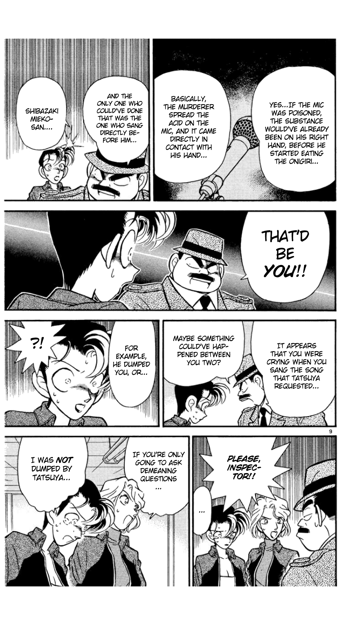 Detective Conan Chapter 46 page 10 - Chapter 46: Suicide or Homicide?