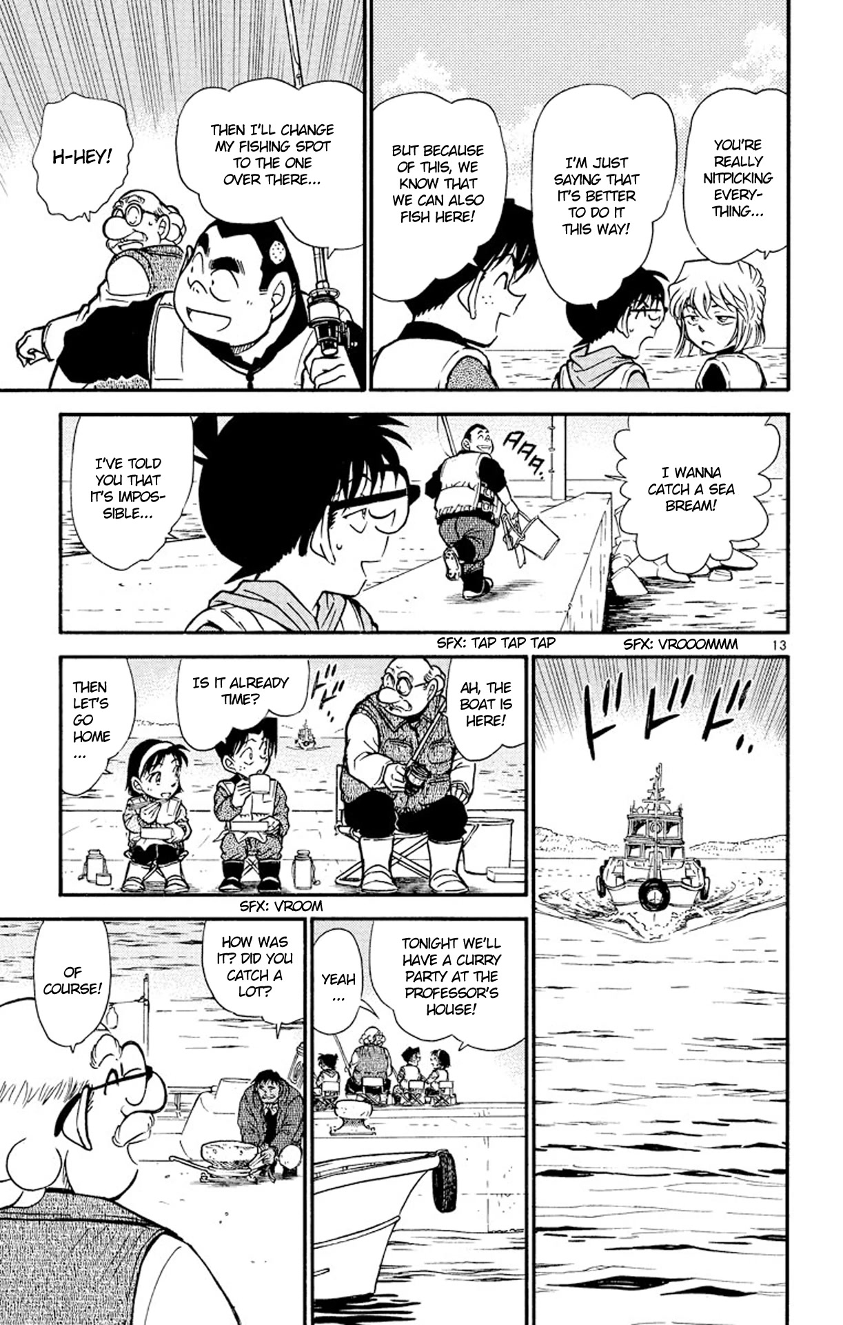 Detective Conan Chapter 460 page 14 - Chapter 460: A Locked Room above the Sea