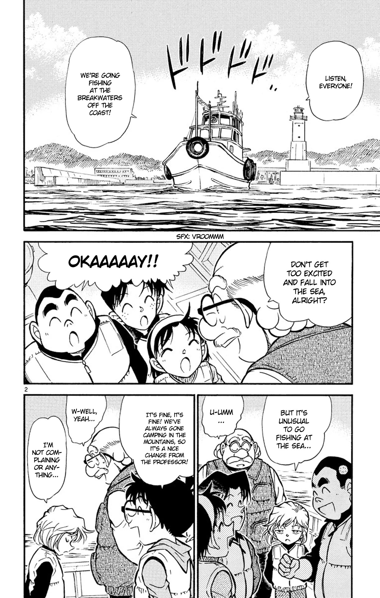 Detective Conan Chapter 460 page 3 - Chapter 460: A Locked Room above the Sea