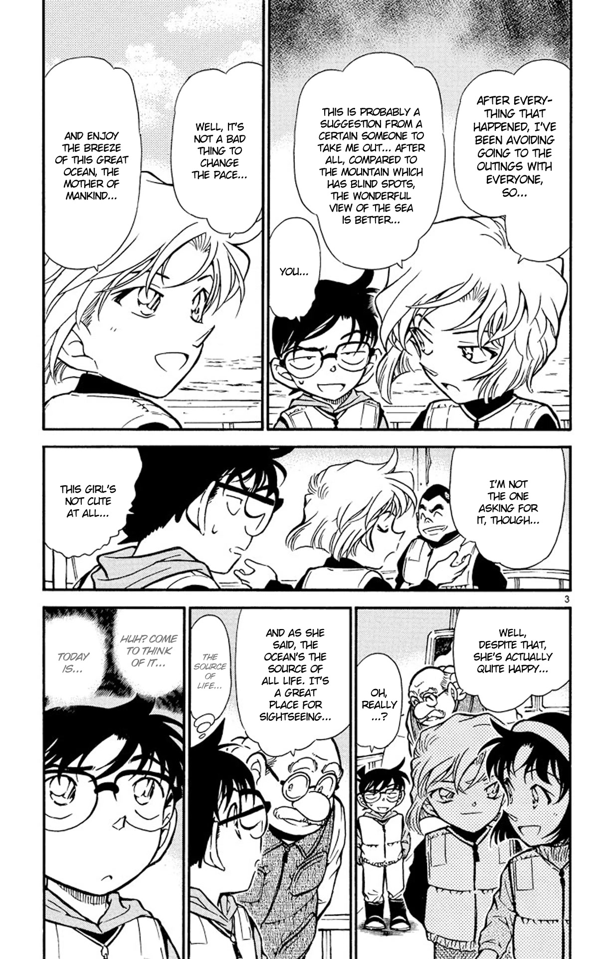 Detective Conan Chapter 460 page 4 - Chapter 460: A Locked Room above the Sea