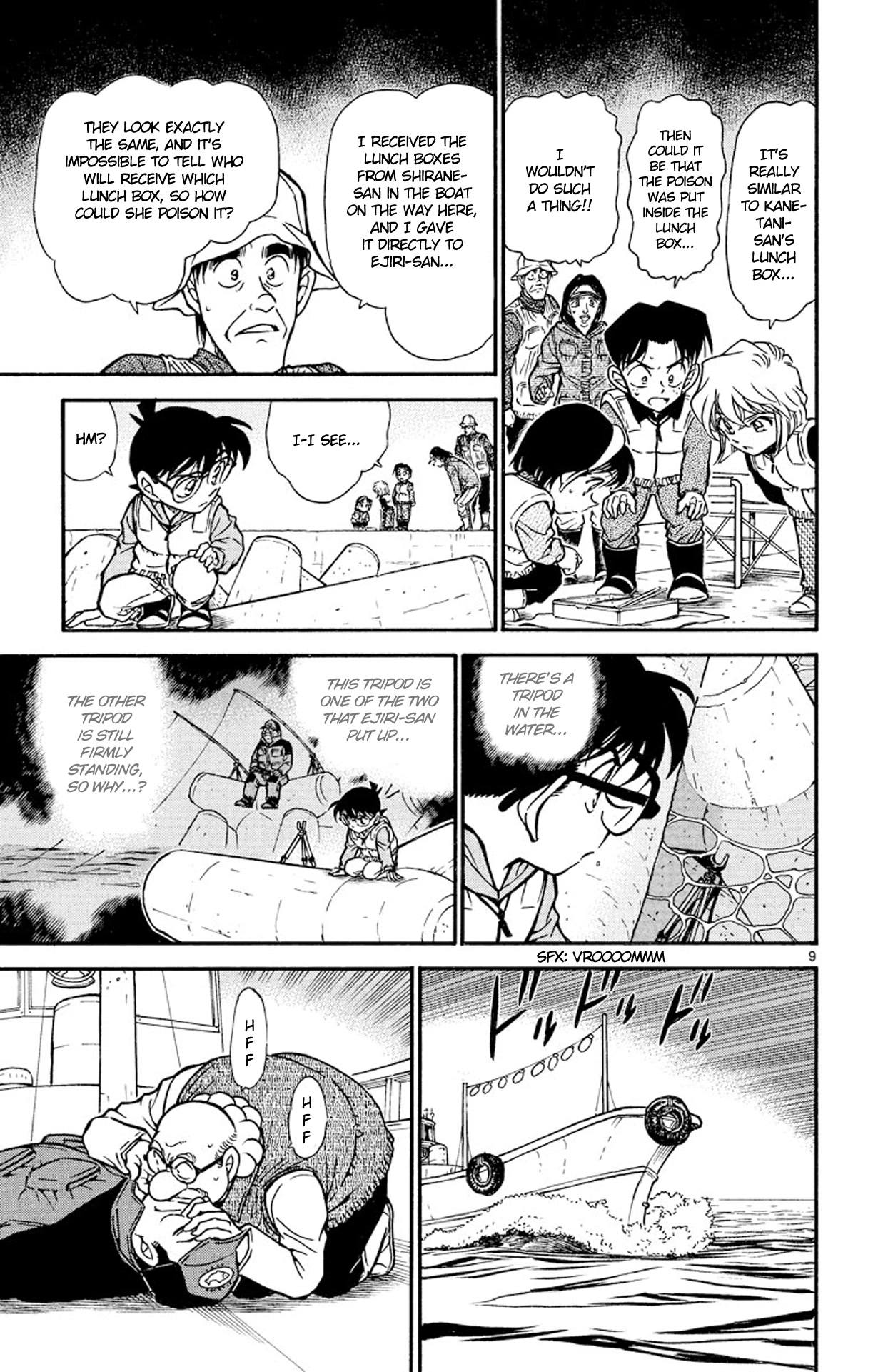 Detective Conan Chapter 461 page 10 - Chapter 461: The Fishing Bait Is Poisoned?!