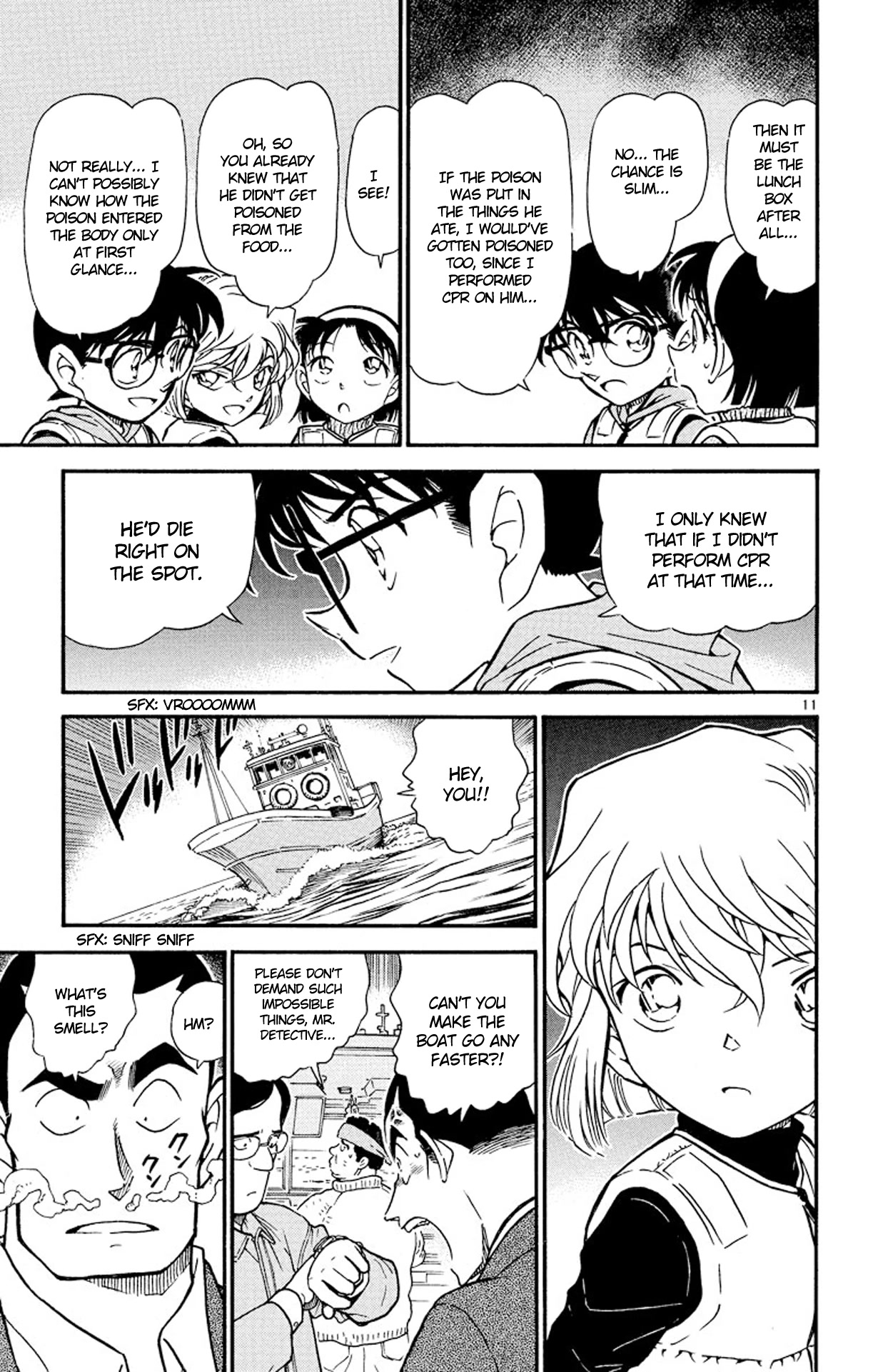 Detective Conan Chapter 461 page 12 - Chapter 461: The Fishing Bait Is Poisoned?!