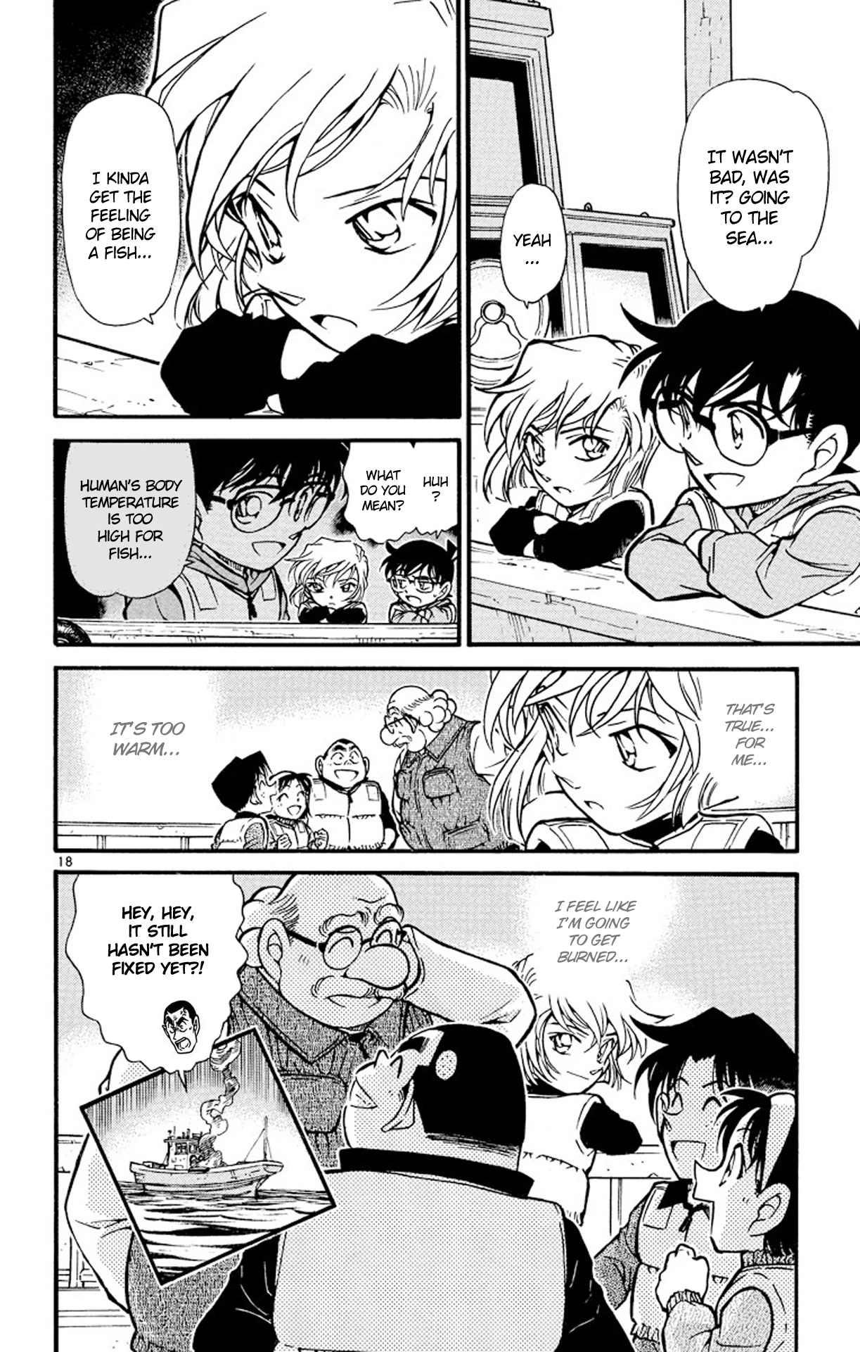 Detective Conan Chapter 462 page 19 - Chapter 462: A Pleasant Burn