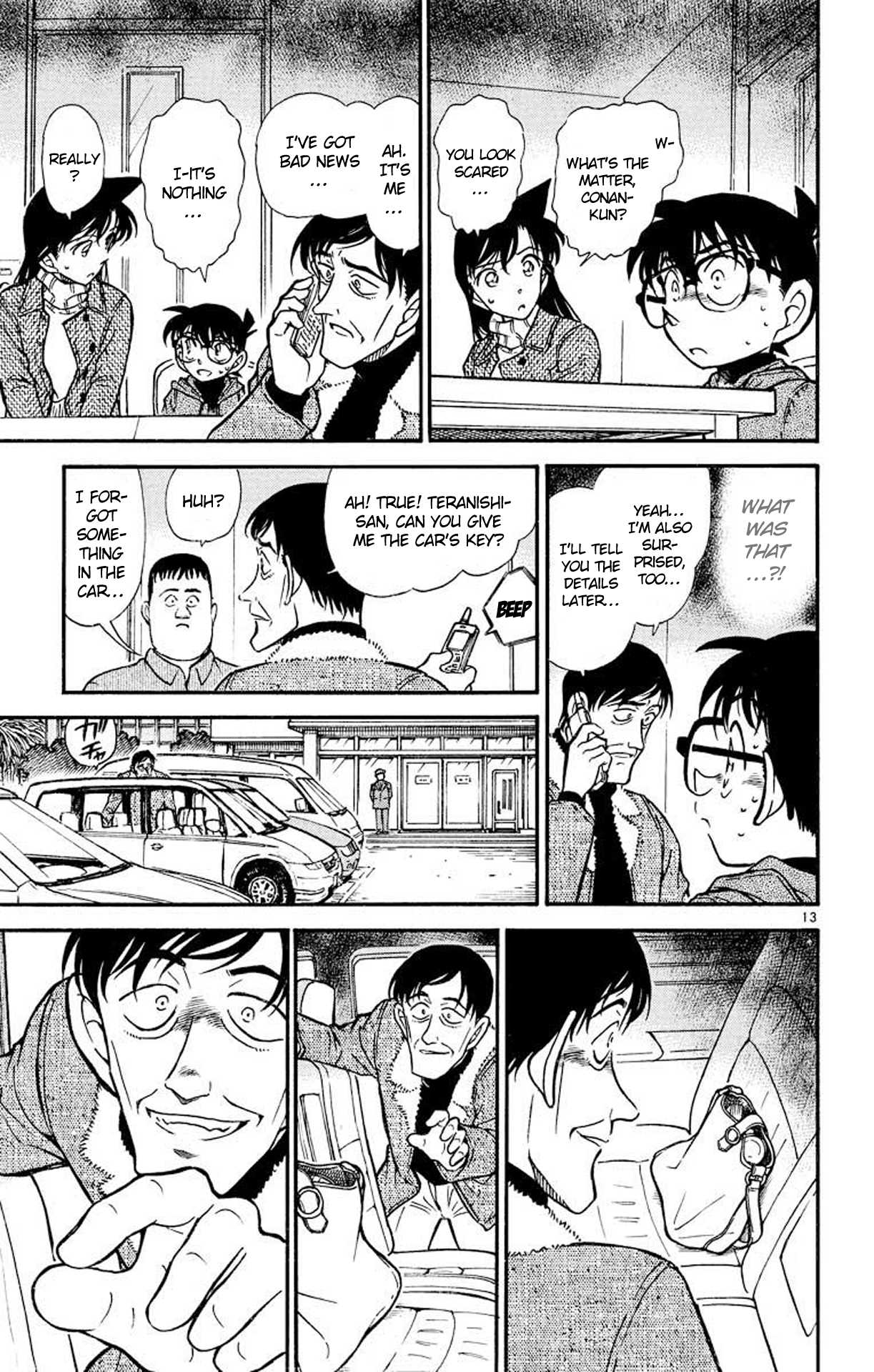 Detective Conan Chapter 464 page 14 - Chapter 464: Discomfort