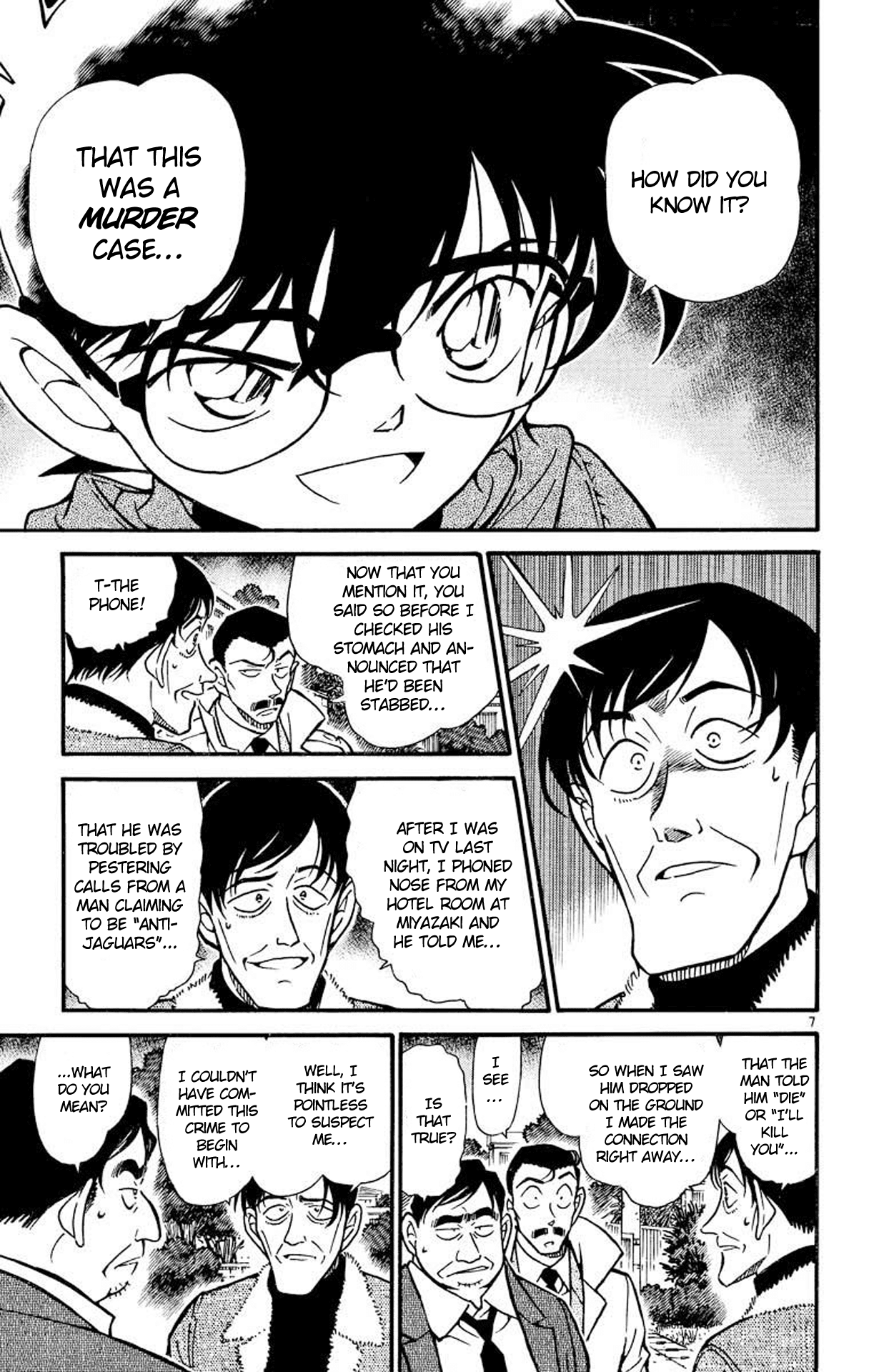 Detective Conan Chapter 464 page 8 - Chapter 464: Discomfort