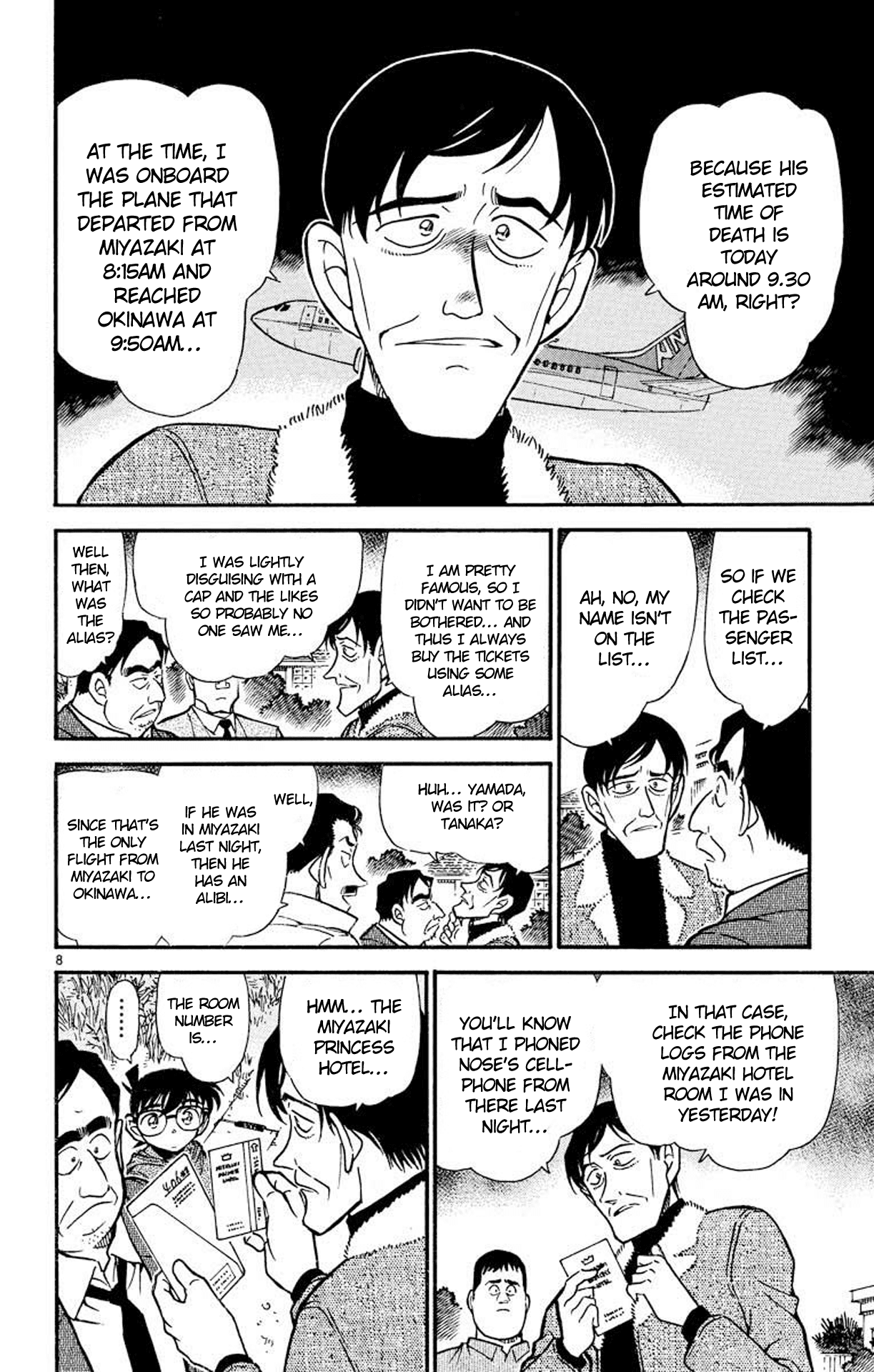 Detective Conan Chapter 464 page 9 - Chapter 464: Discomfort