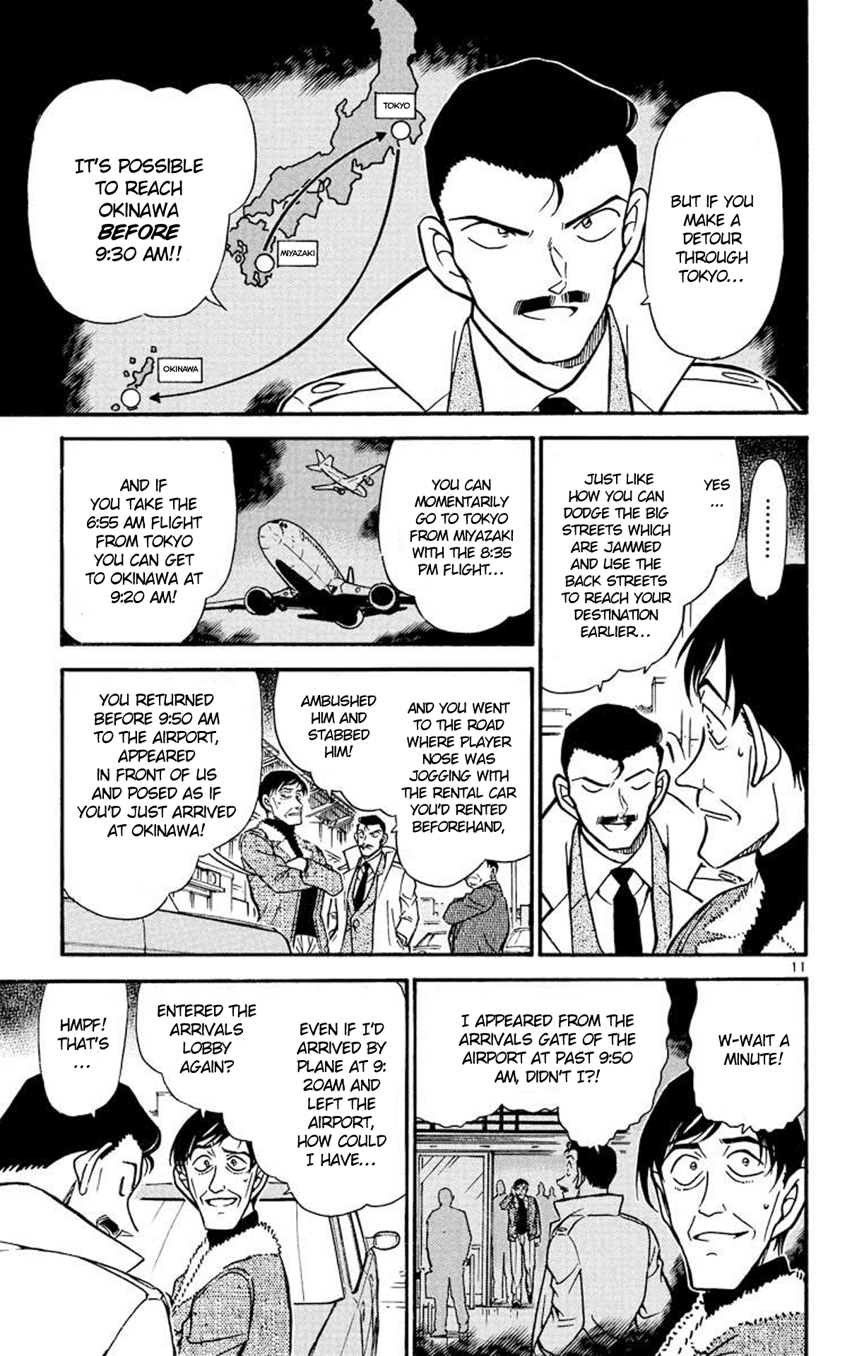 Detective Conan Chapter 465 page 12 - Chapter 465: The Back Street of the Skies