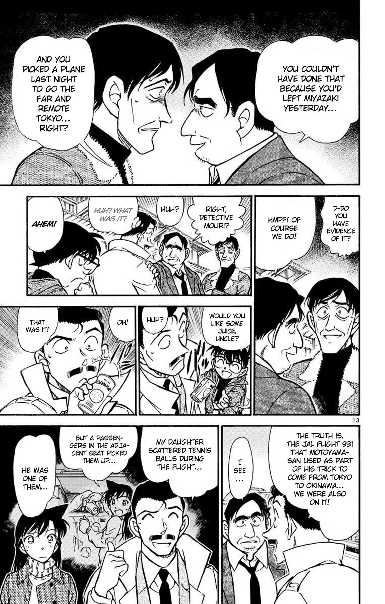 Detective Conan Chapter 465 page 14 - Chapter 465: The Back Street of the Skies
