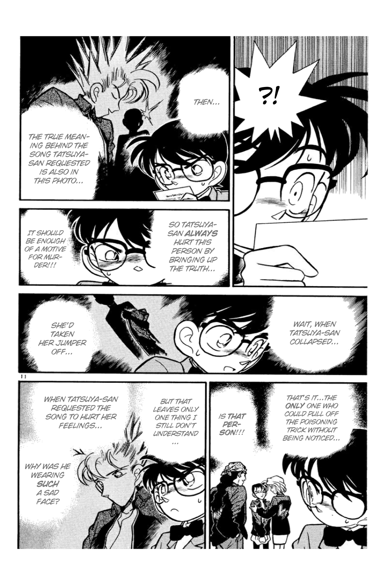 Detective Conan Chapter 47 page 12 - Chapter 47: The Mystery Hidden in the Song