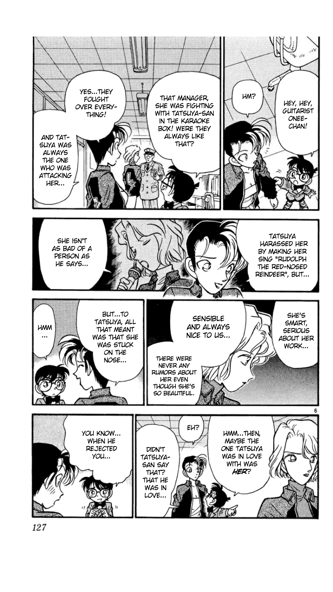 Detective Conan Chapter 47 page 7 - Chapter 47: The Mystery Hidden in the Song