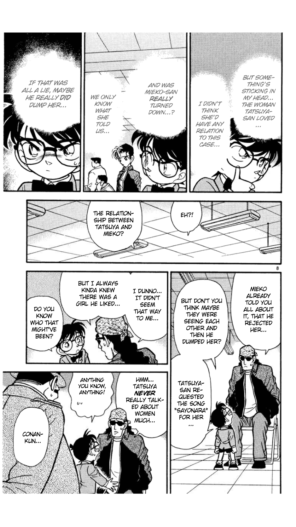 Detective Conan Chapter 47 page 9 - Chapter 47: The Mystery Hidden in the Song