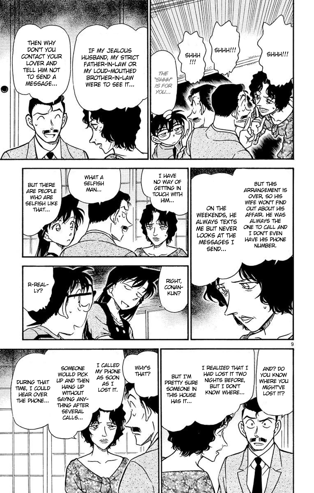Detective Conan Chapter 479 page 10 - Chapter 479: The Suspicious Message