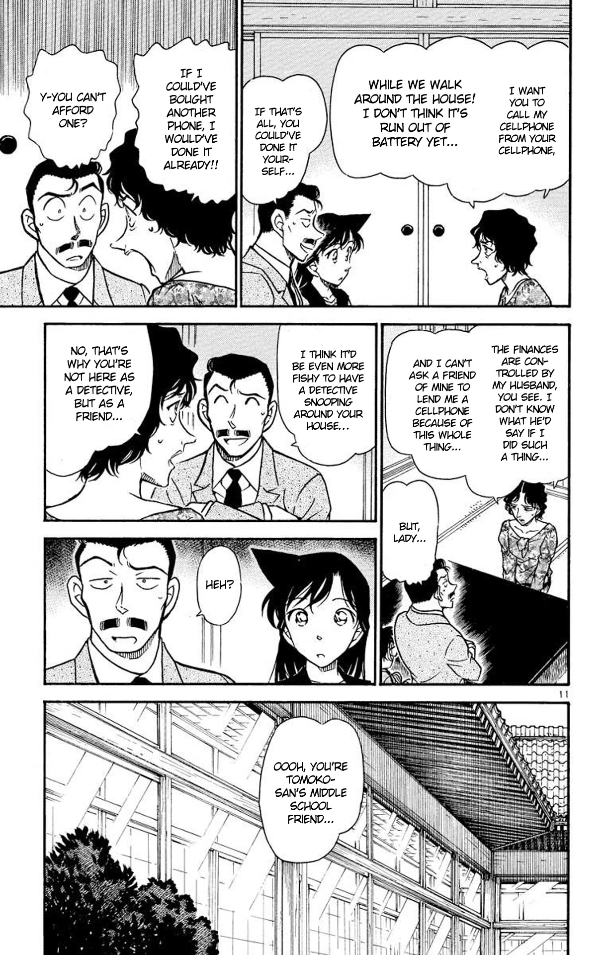 Detective Conan Chapter 479 page 12 - Chapter 479: The Suspicious Message
