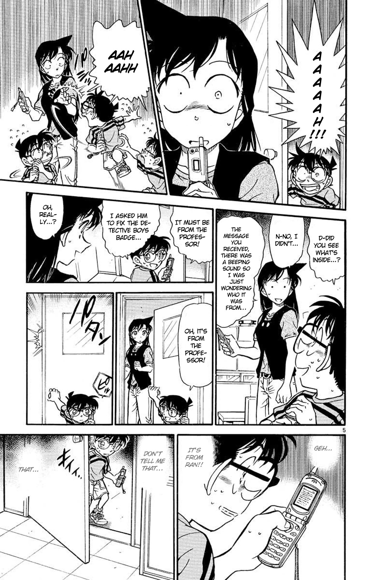 Detective Conan Chapter 479 page 6 - Chapter 479: The Suspicious Message
