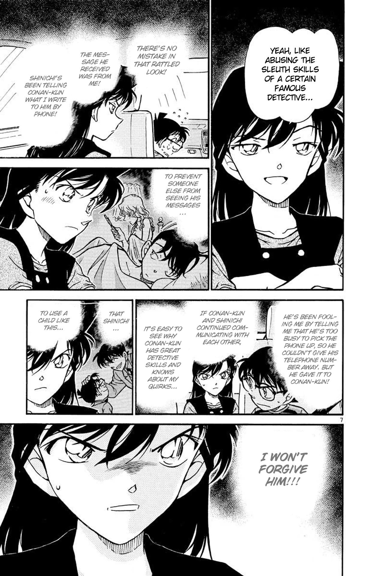 Detective Conan Chapter 479 page 8 - Chapter 479: The Suspicious Message