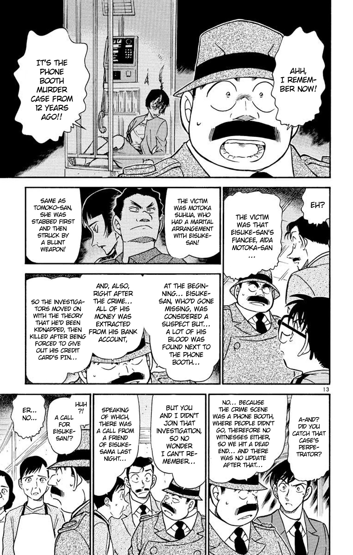 Detective Conan Chapter 480 page 14 - Chapter 480: Suspicious Deduction