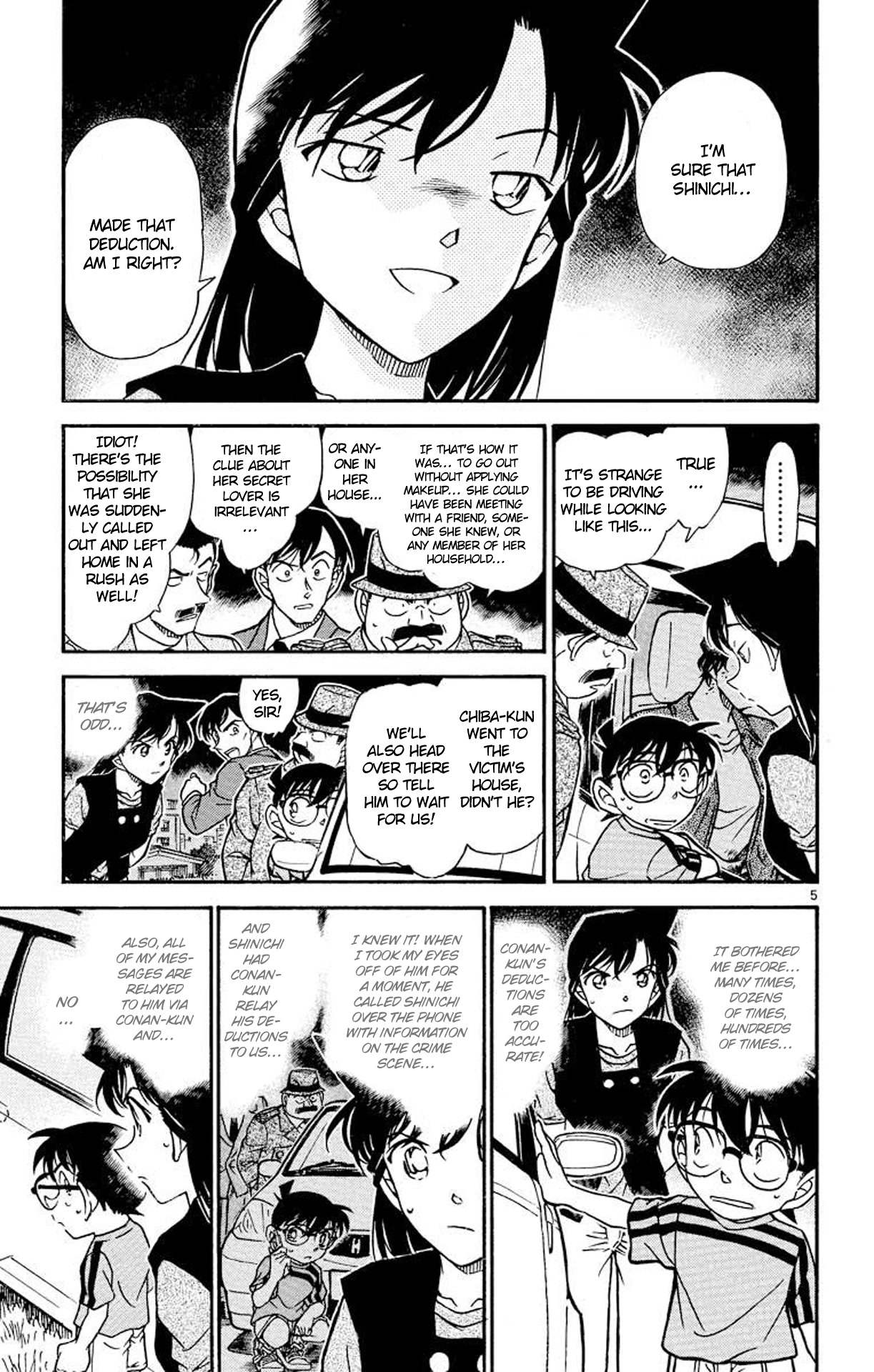Detective Conan Chapter 480 page 6 - Chapter 480: Suspicious Deduction