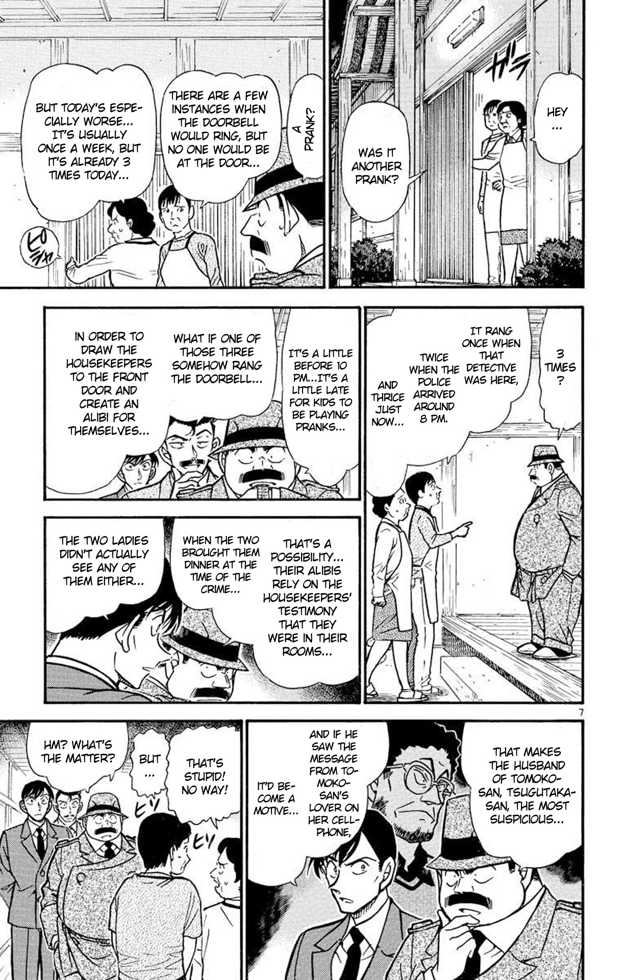 Detective Conan Chapter 481 page 8 - Chapter 481: The Suspicious Alibis