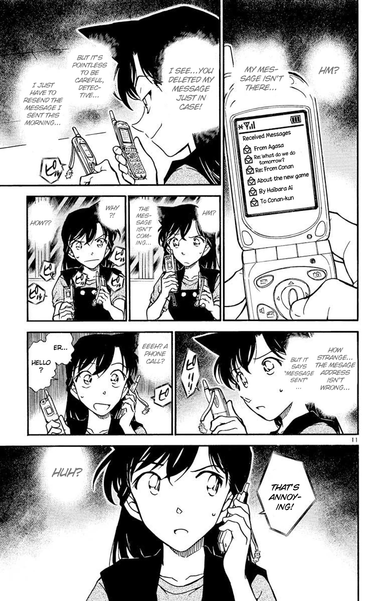 Detective Conan Chapter 483 page 12 - Chapter 483: Unlocking It!