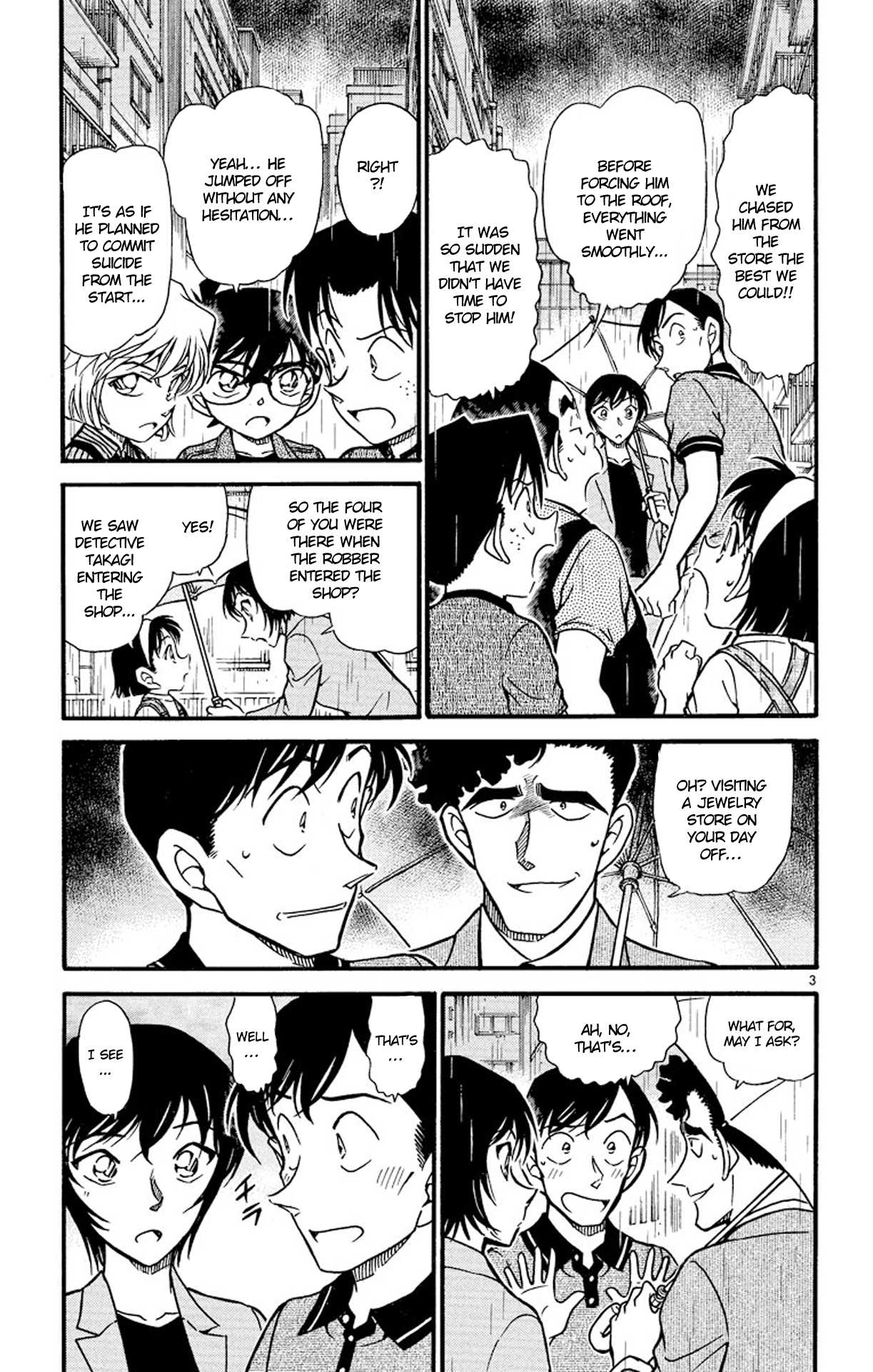 Detective Conan Chapter 485 page 4 - Chapter 485: From Suicide to Murder