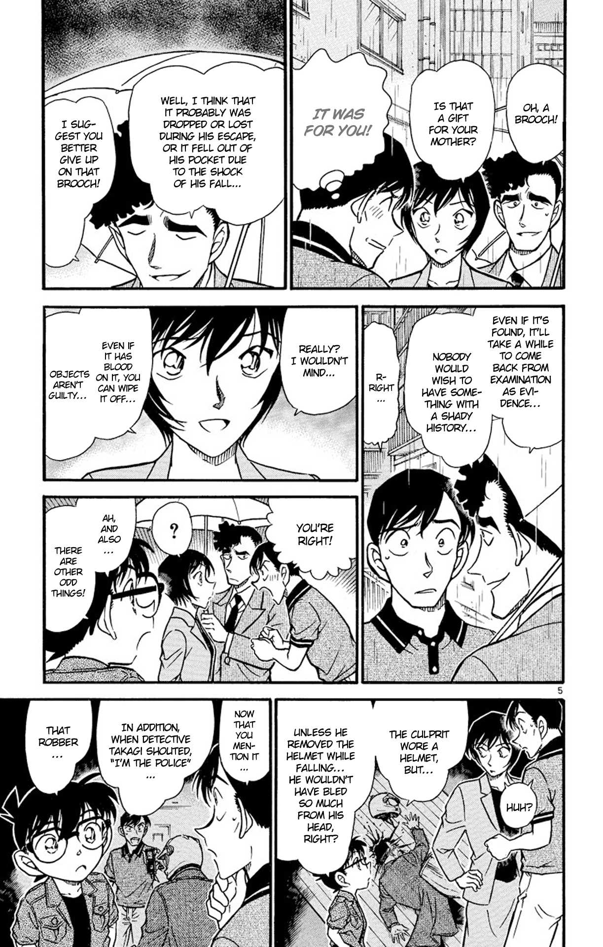 Detective Conan Chapter 485 page 6 - Chapter 485: From Suicide to Murder