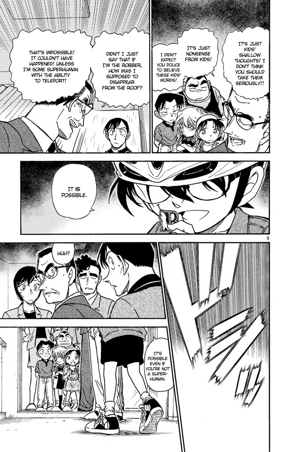 Detective Conan Chapter 486 page 10 - Chapter 486: From the Sky to the Earth