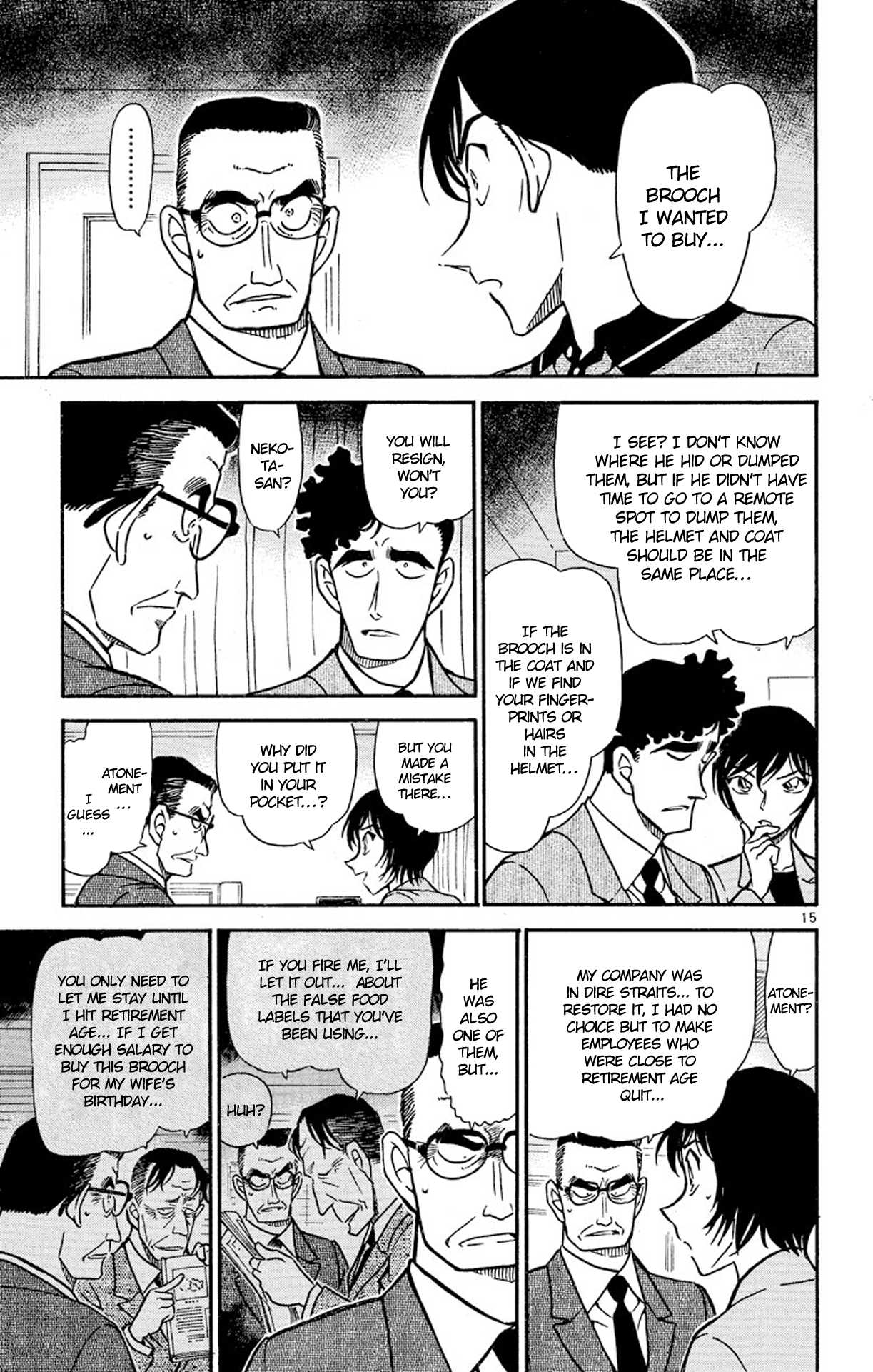 Detective Conan Chapter 486 page 16 - Chapter 486: From the Sky to the Earth
