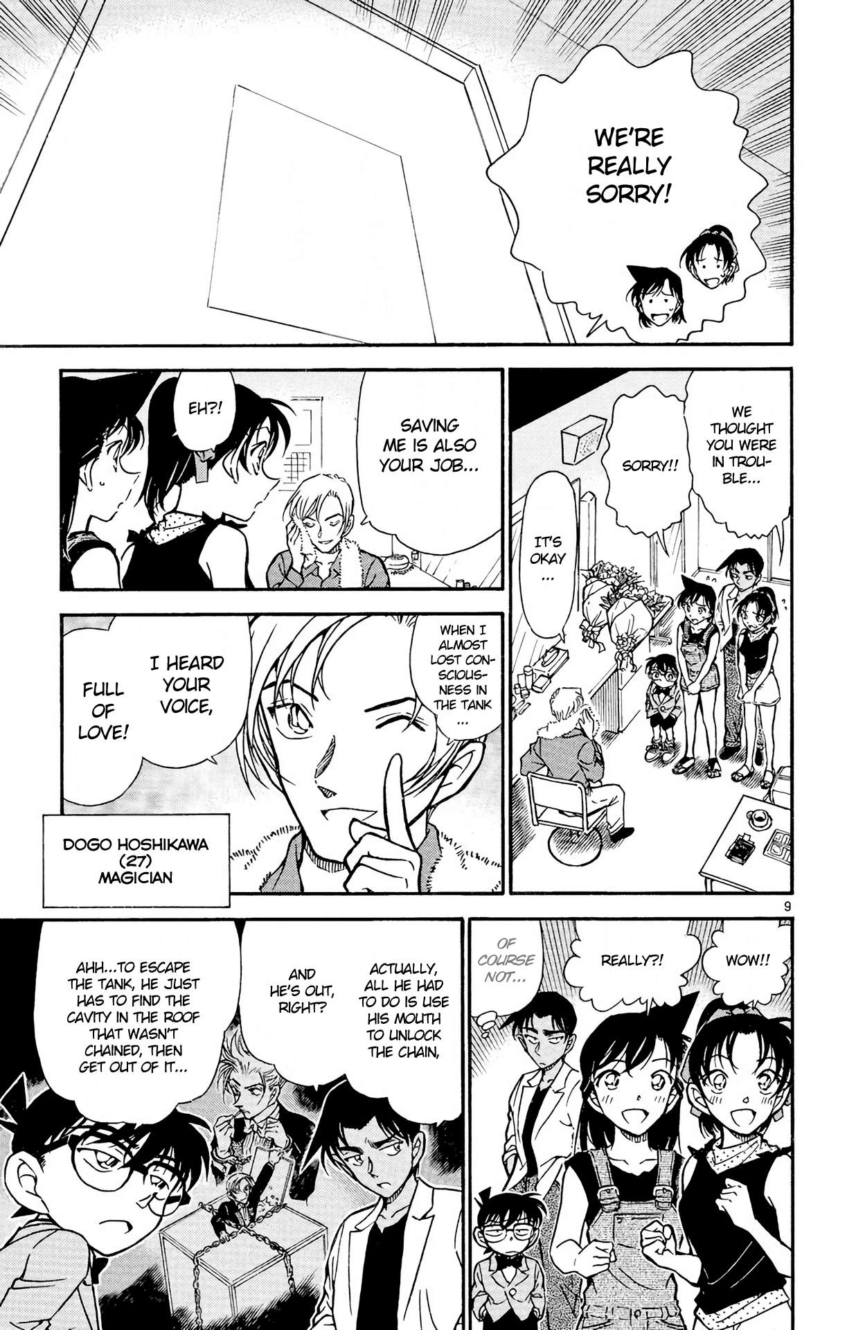 Detective Conan Chapter 487 page 10 - Chapter 487: The Appearing Magic