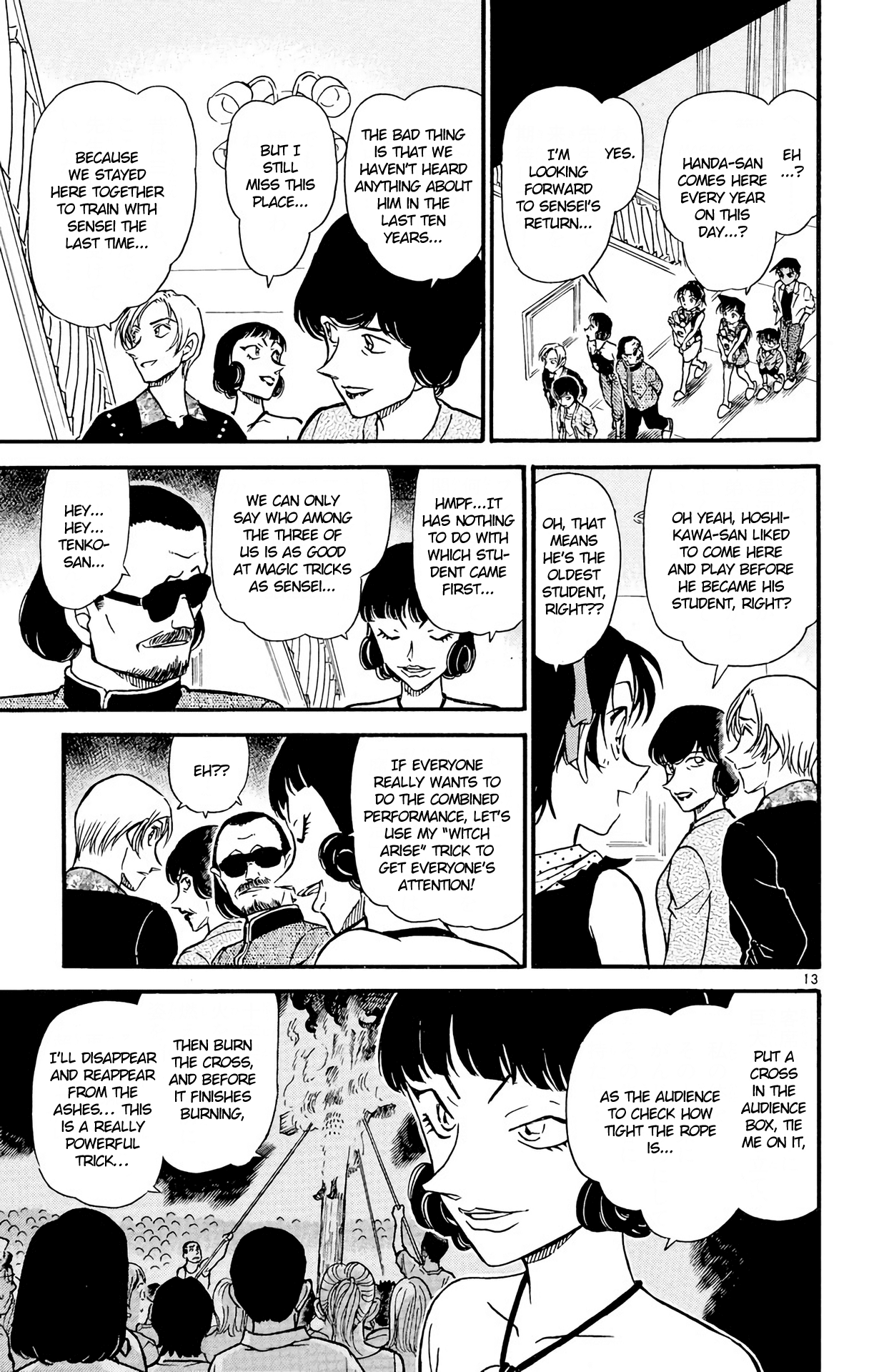 Detective Conan Chapter 487 page 14 - Chapter 487: The Appearing Magic