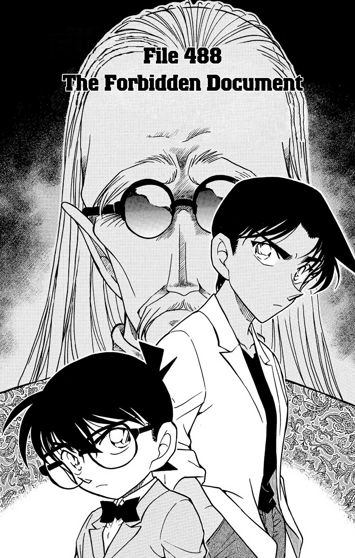 Detective Conan Chapter 488 page 2 - Chapter 488: The Forbidden Document