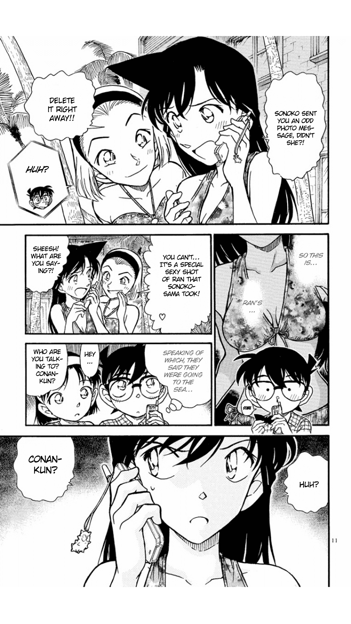 Detective Conan Chapter 491 page 12 - Chapter 491: The Summer Break's Cipher