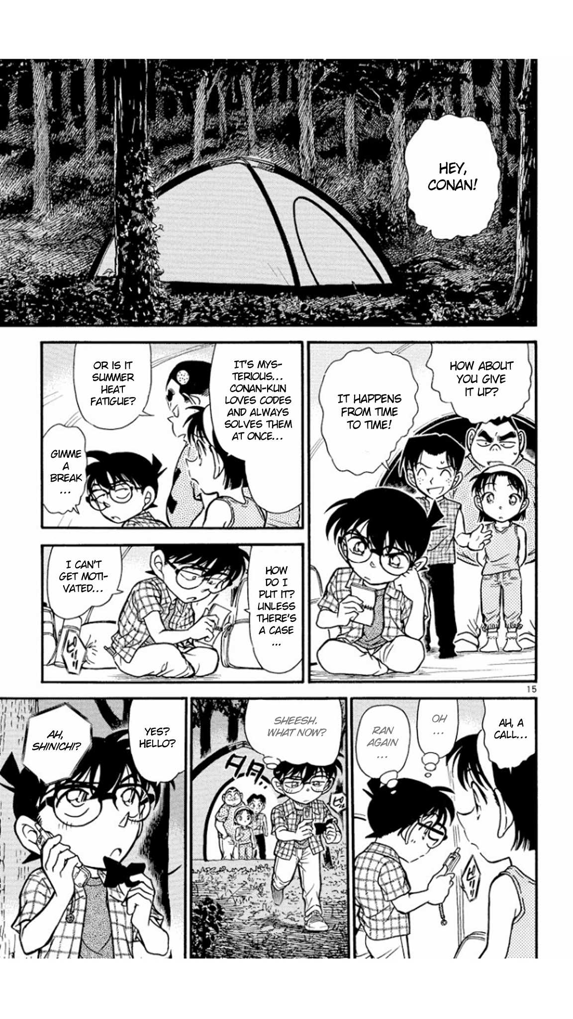 Detective Conan Chapter 491 page 16 - Chapter 491: The Summer Break's Cipher