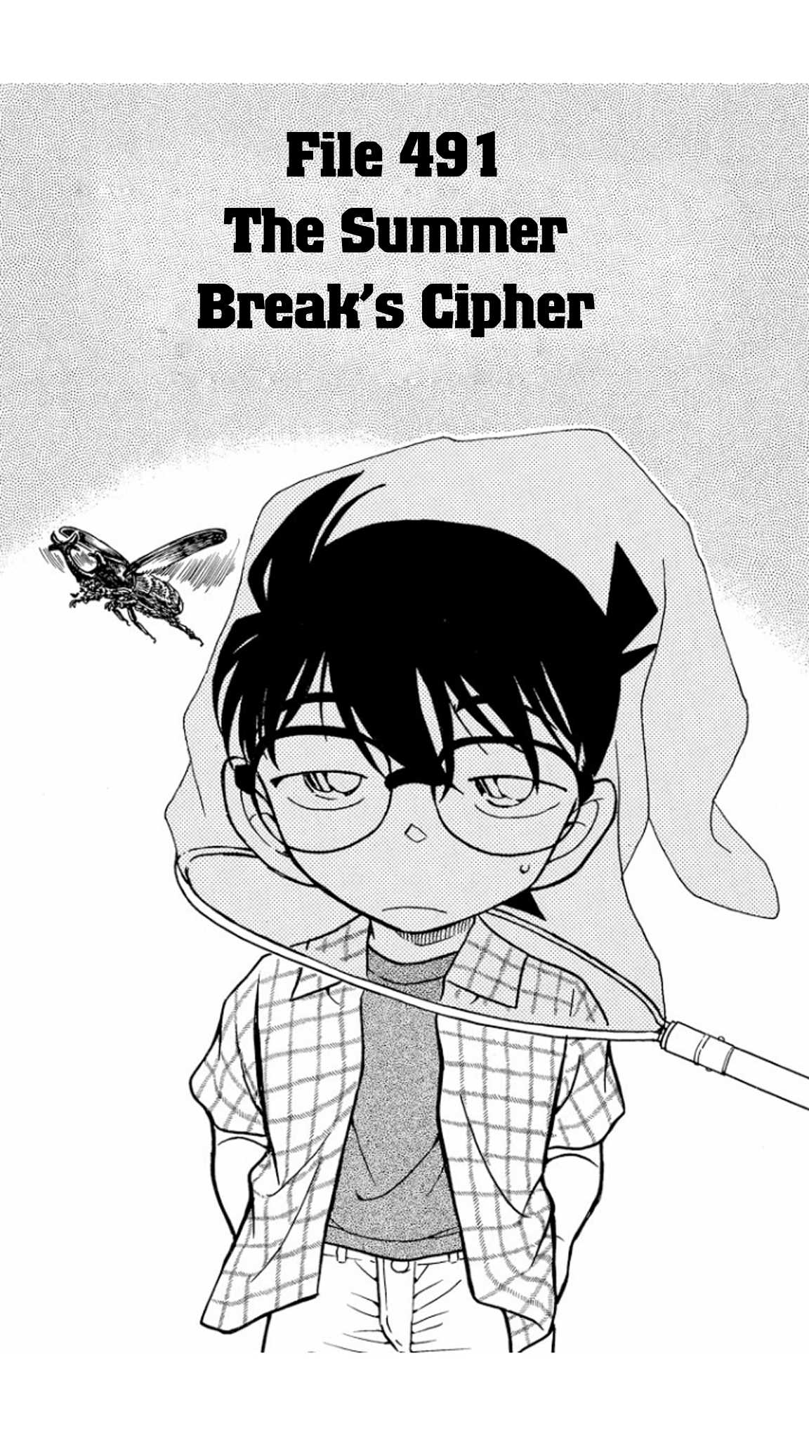 Detective Conan Chapter 491 page 2 - Chapter 491: The Summer Break's Cipher