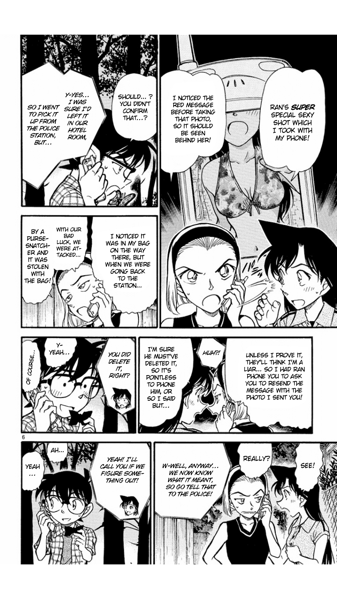 Detective Conan Chapter 492 page 7 - Chapter 492: Lie Down & Wash Your Face!