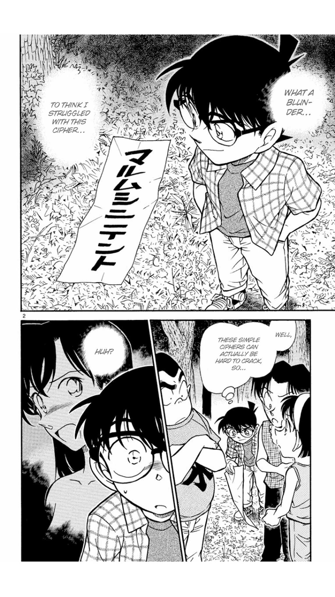 Detective Conan Chapter 493 page 3 - Chapter 493: Perfect Decryption