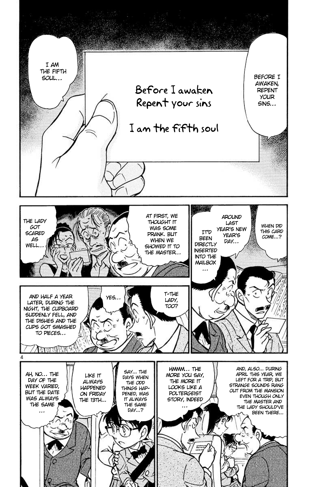 Detective Conan Chapter 494 page 5 - Chapter 494: The Mansion Where an Evil Spirit Resides