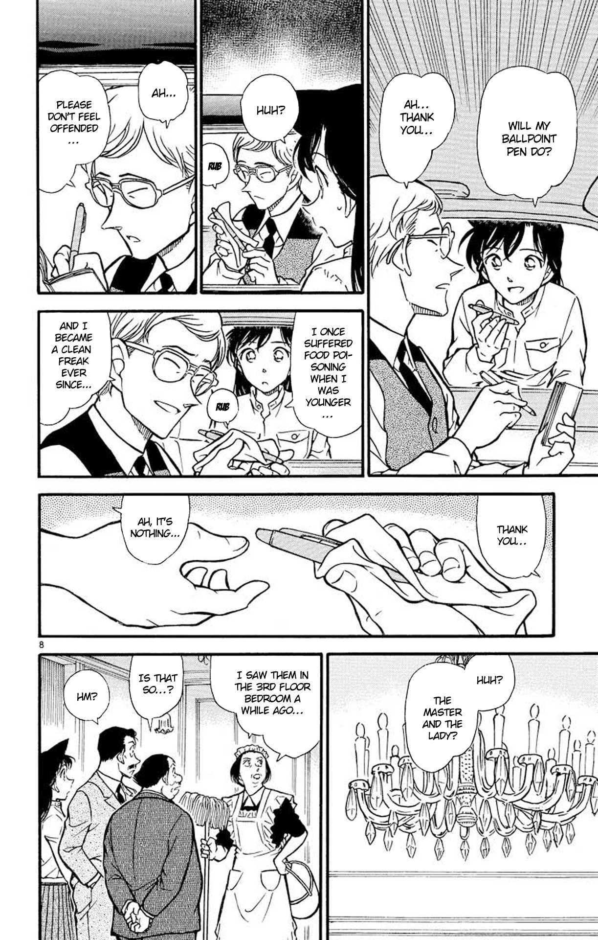 Detective Conan Chapter 494 page 9 - Chapter 494: The Mansion Where an Evil Spirit Resides