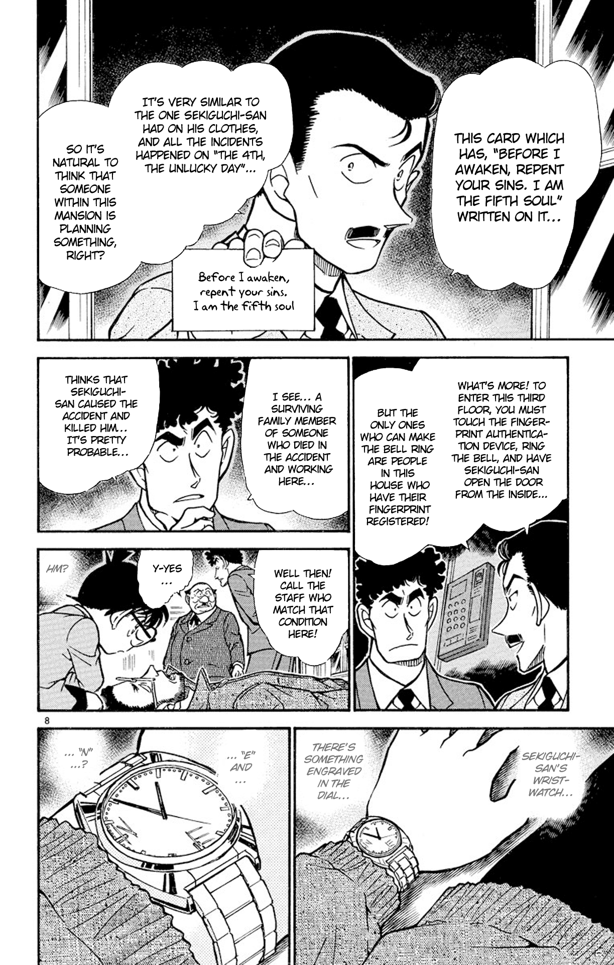Detective Conan Chapter 495 page 9 - Chapter 495: The Demon From 13 Years Ago