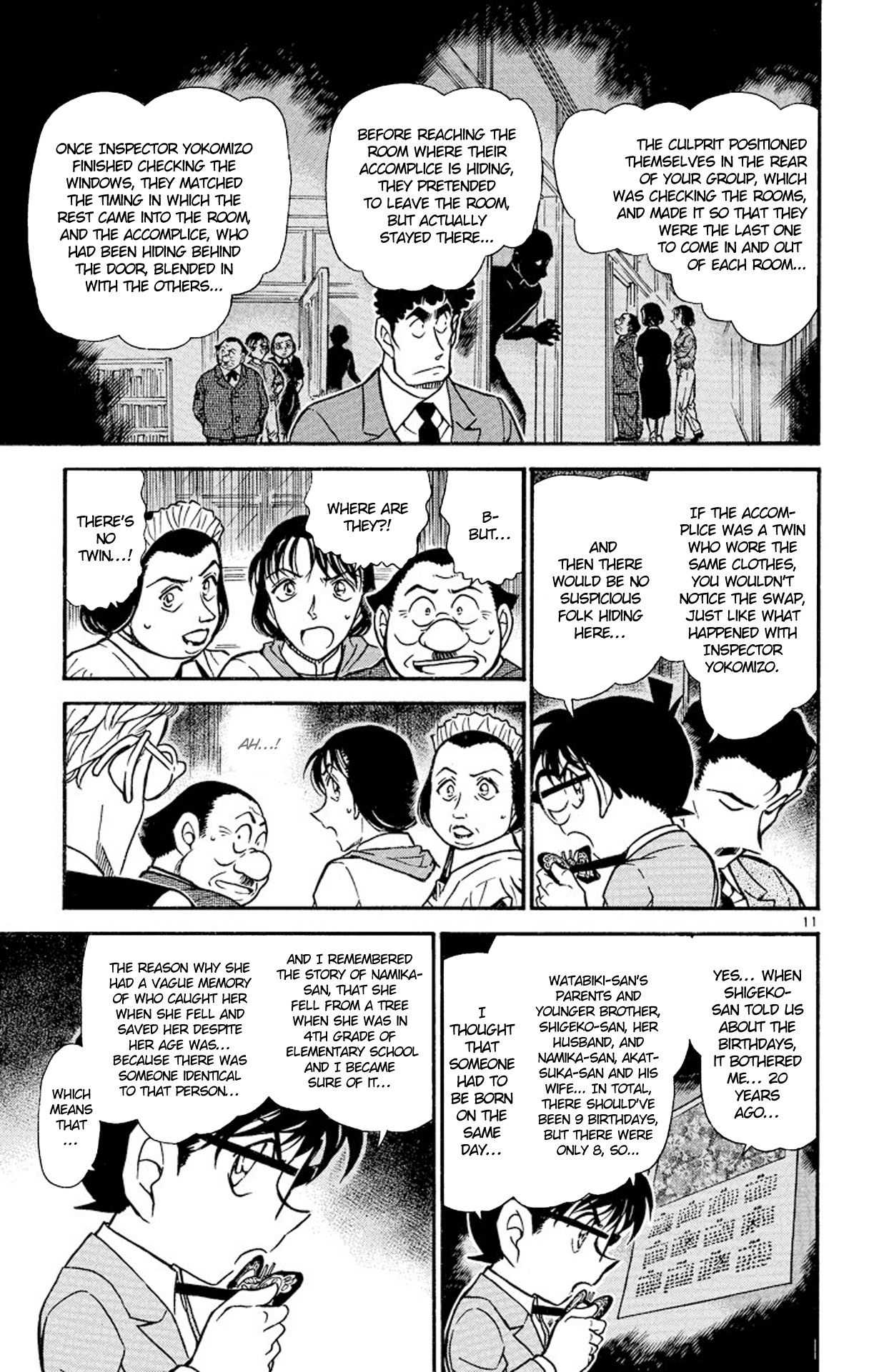 Detective Conan Chapter 498 page 12 - Chapter 498: The Shock of the 13th Year