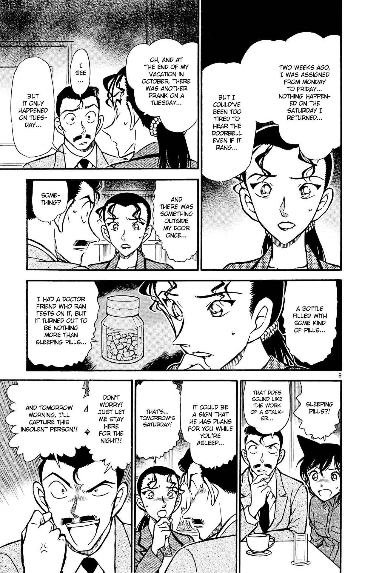 Detective Conan Chapter 499 page 10 - Chapter 499: Ding Dong Dash