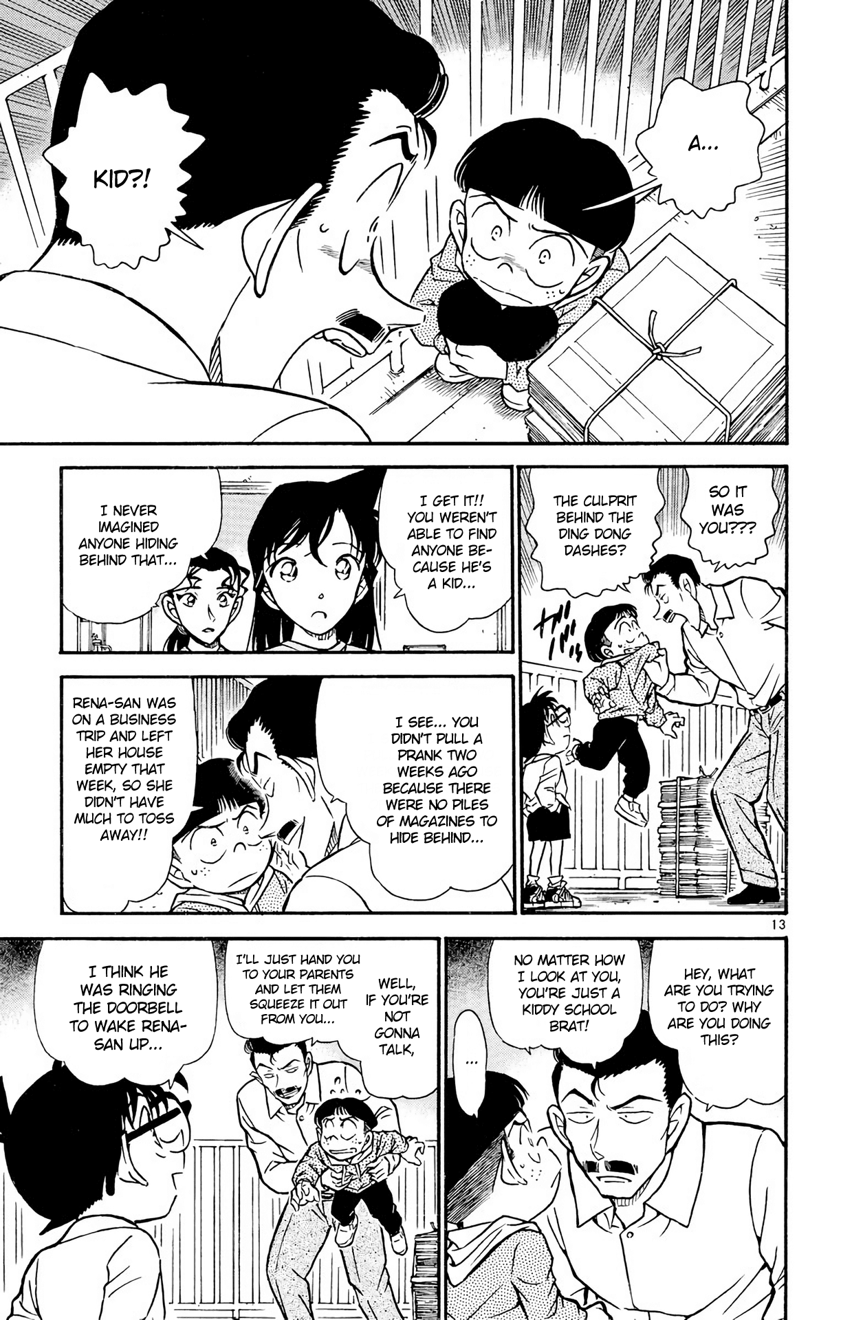 Detective Conan Chapter 499 page 14 - Chapter 499: Ding Dong Dash