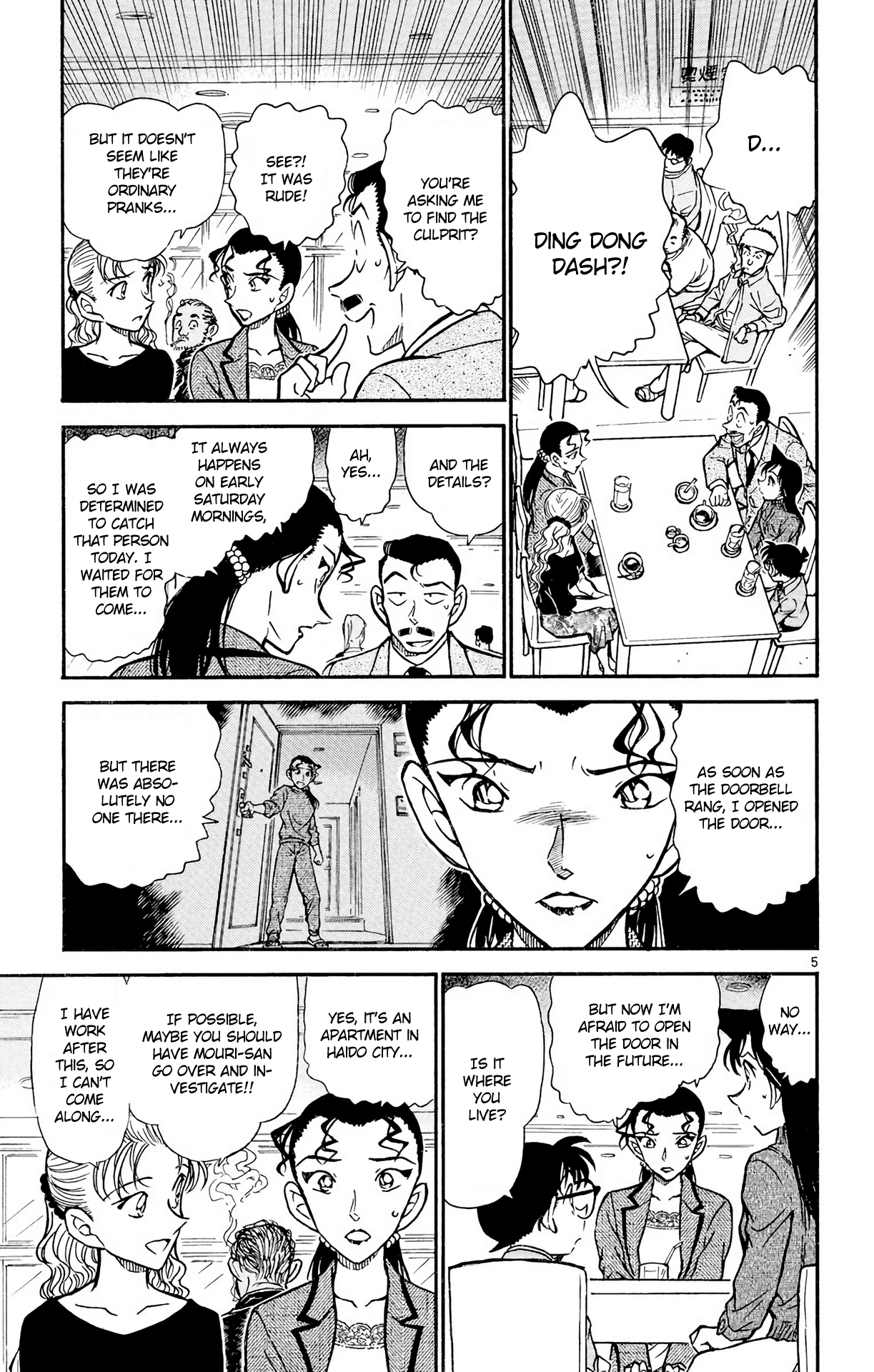 Detective Conan Chapter 499 page 6 - Chapter 499: Ding Dong Dash