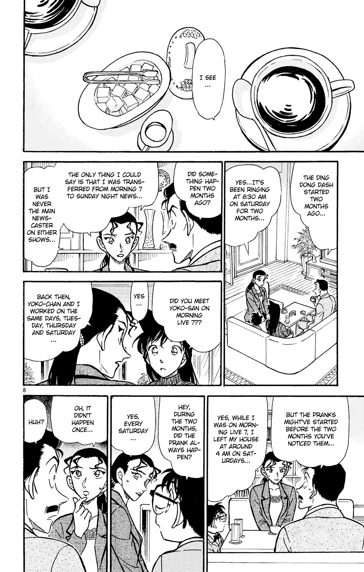 Detective Conan Chapter 499 page 9 - Chapter 499: Ding Dong Dash