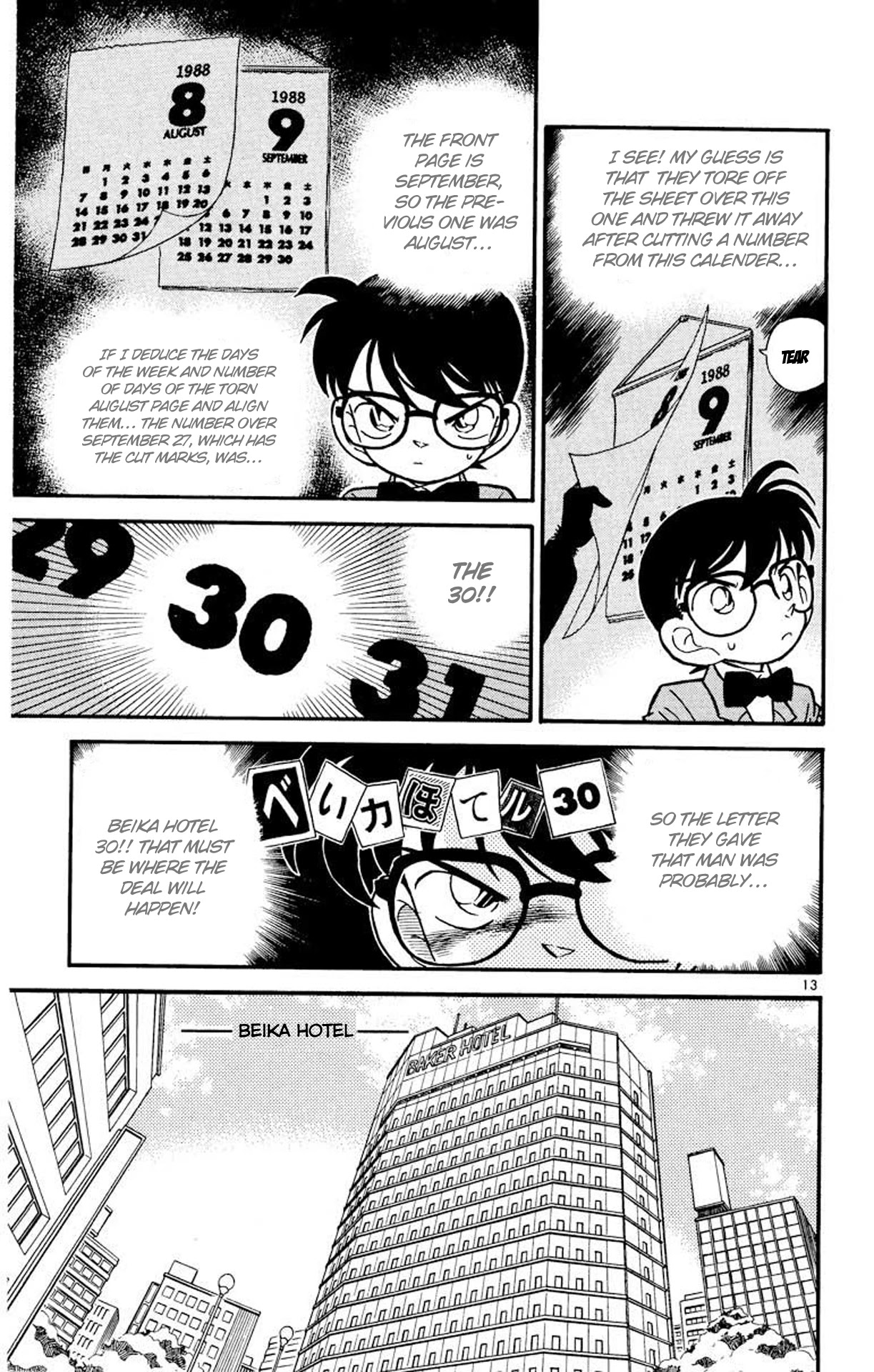 Detective Conan Chapter 50 page 14 - Chapter 50: Escape & Pursuit