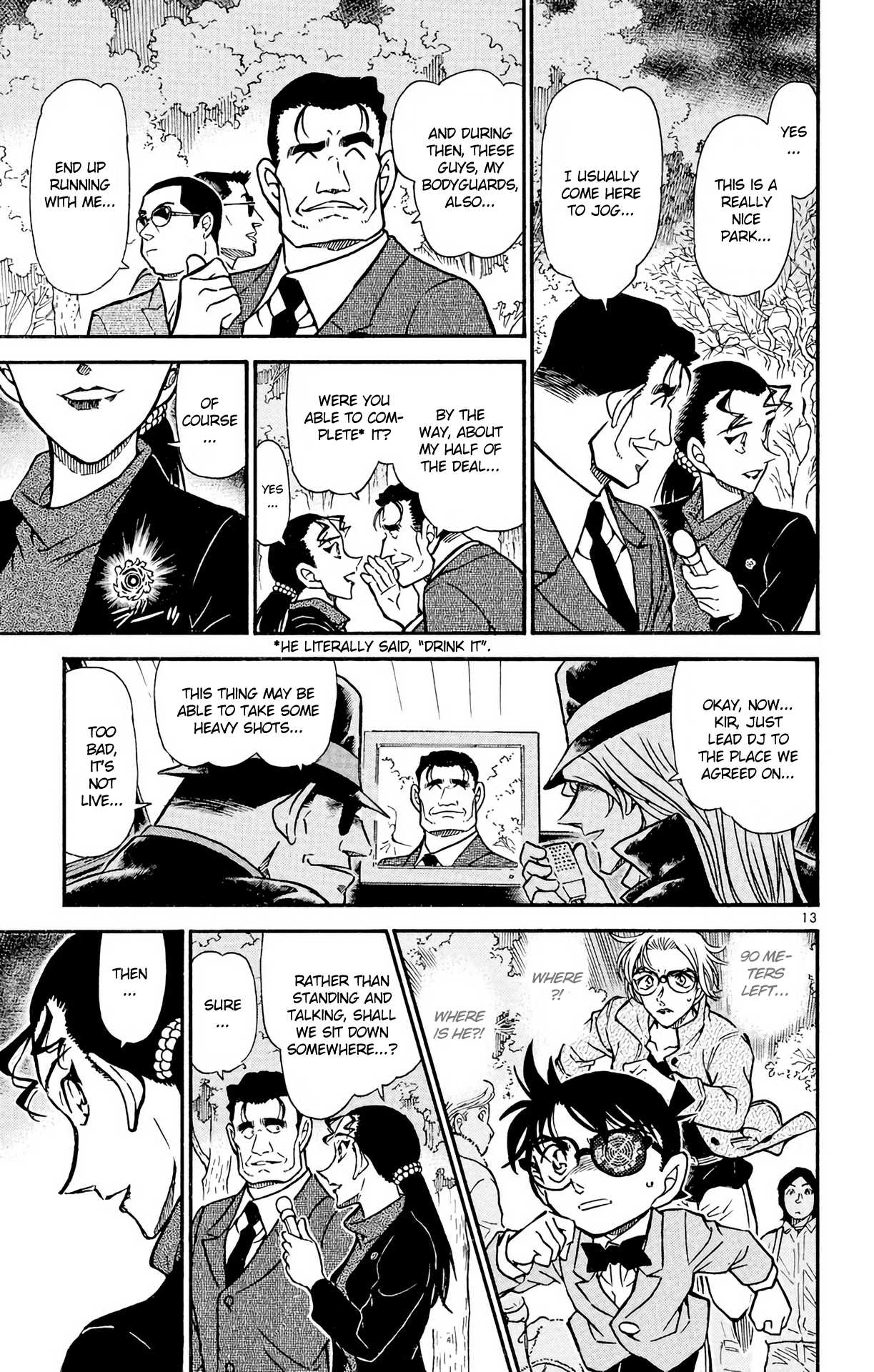 Detective Conan Chapter 501 page 14 - Chapter 501: Follow the Target!